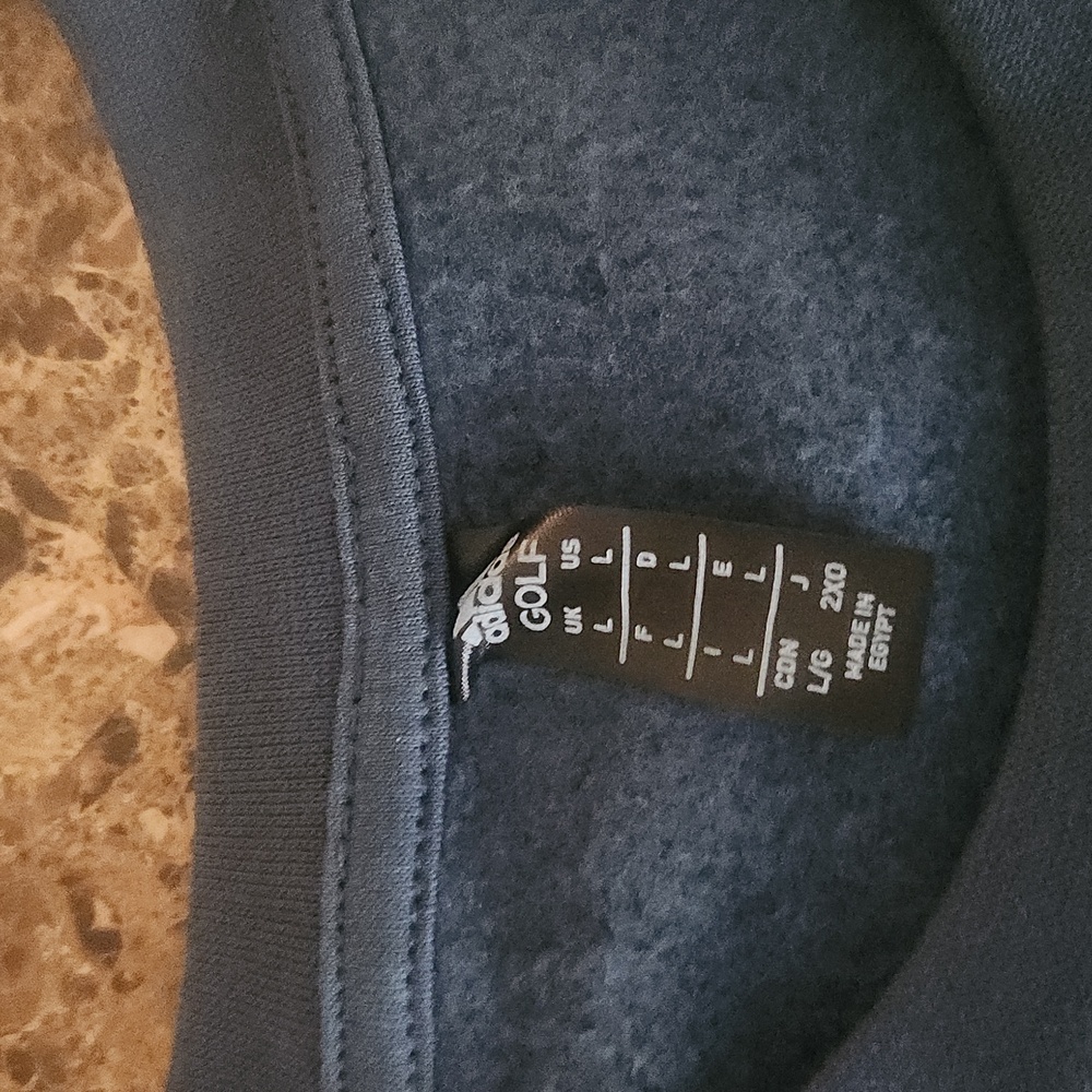 NWT Blue Adidas Sweater - Picture 3 of 4